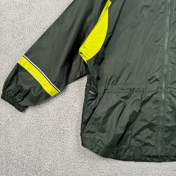 Nike Jacket Women’s Size Medium Green Vintage Classic Loose Fit Wind Breaker - Picture 3 of 16